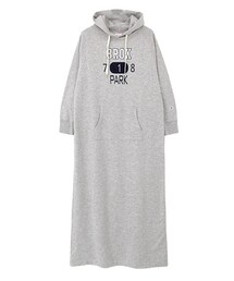URBAN RESEARCH DOORS | Champion×DOORS フーデッドスウェットマキシワンピース(ワンピース/ドレス)