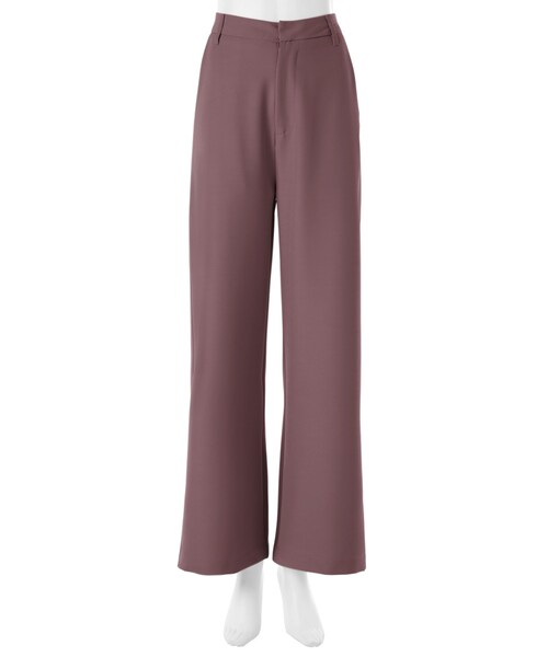 GRL（グレイル）の「ベーシックワイドパンツ（その他パンツ・レディース・ブルー/ダークピンク/オフホワイト・S）」の3枚目の写真