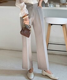 DHOLIC | シークレットゴムハイウエストスラックス(スラックス)