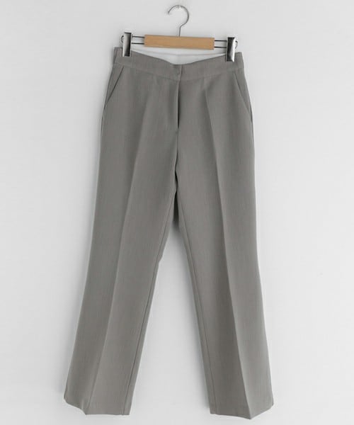 DHOLIC（ディーホリック）の「シークレットゴムハイウエストスラックス（スラックス・レディース・ホワイト/ブラック/グレー・S/M/L）」の3枚目の写真