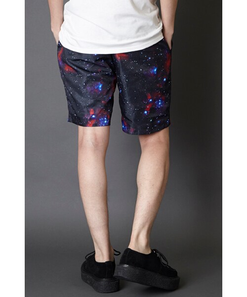 PUBLIC EYES（パブリックアイズ）の「グラフィックショートパンツ”PE-71"/BLACK（パンツ・メンズ・その他・S/M）」の3枚目の写真