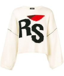 RAF SIMONS | Raf Simons branded chunky jumper(ニット/セーター)