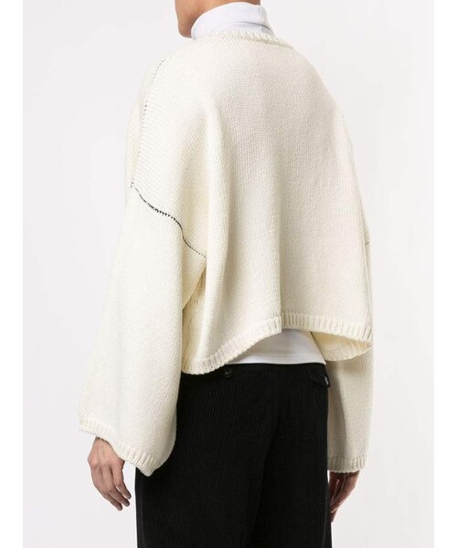 RAF SIMONS(ラフシモンズ)の「Raf Simons branded chunky jumper(ニット/セーター・メンズ・White・M/XS)」の3枚目の写真
