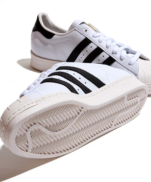 adidas（アディダス）の「SUPERSTAR 80'S（シューズ・メンズ・ホワイト・9/10）」の8枚目の写真