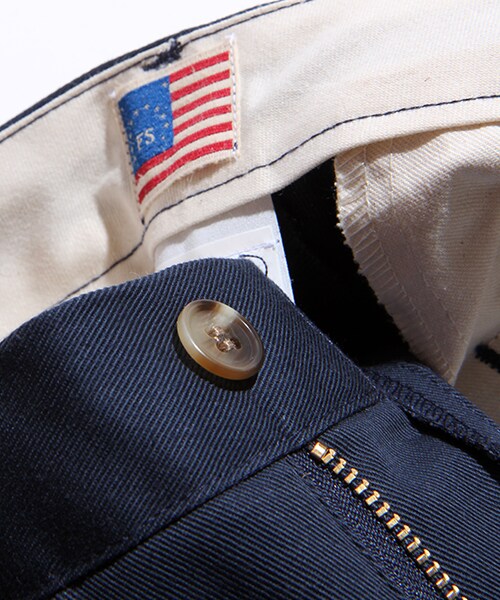 FREAK'S AMERICA(フリークスアメリカ)の「USA TWL CHINO SLIM PANT(パンツ・メンズ・ホワイト/ブラック/ベージュ/ネイビー・M/L)」の10枚目の写真
