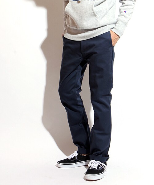 FREAK'S AMERICA(フリークスアメリカ)の「USA TWL CHINO SLIM PANT(パンツ・メンズ・ホワイト/ブラック/ベージュ/ネイビー・M/L)」の4枚目の写真