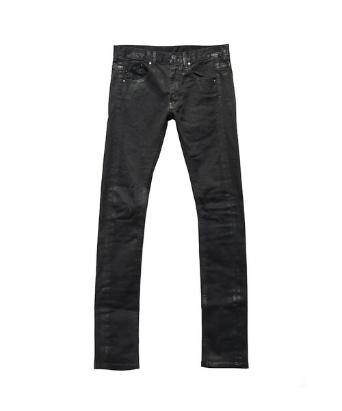 GalaabenD（ガラアーベント）の「スーパーストレッチデニムシームコーティエングパンツ（デニムパンツ・メンズ・ブラック・S/M/L）」の2枚目の写真