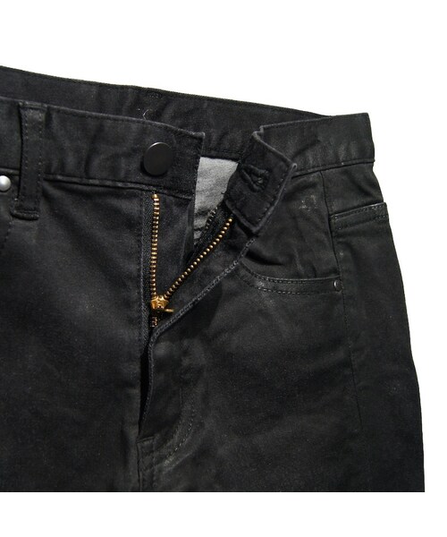 GalaabenD（ガラアーベント）の「スーパーストレッチデニムシームコーティエングパンツ（デニムパンツ・メンズ・ブラック・S/M/L）」の4枚目の写真