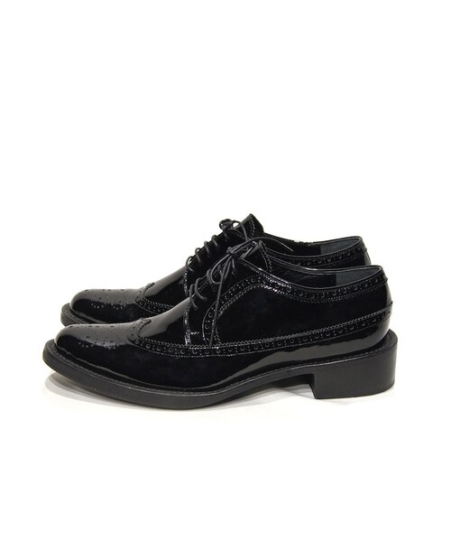 GalaabenD（ガラアーベント）の「エナメルシューズ（ドレスシューズ・メンズ・ブラック・S(25cm~25.5cm)/M(26cm~26.5cm)）」の3枚目の写真