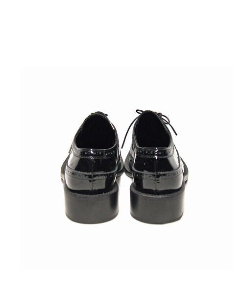 GalaabenD（ガラアーベント）の「エナメルシューズ（ドレスシューズ・メンズ・ブラック・S(25cm~25.5cm)/M(26cm~26.5cm)）」の4枚目の写真