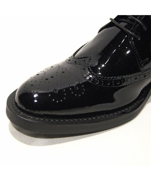 GalaabenD（ガラアーベント）の「エナメルシューズ（ドレスシューズ・メンズ・ブラック・S(25cm~25.5cm)/M(26cm~26.5cm)）」の7枚目の写真