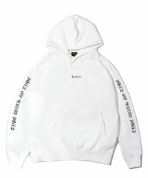 Leyline | Black letter parka｜White(パーカー)