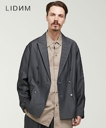 LIDNM | VISCOSE LINEN W JACKET(テーラードジャケット)