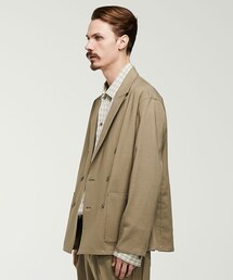 ジャケット・アウター LIDNM VISCOSE LINEN W JACKET LIDNM（リドム）の「VISCOSE LINEN W JACKET（テーラード