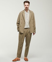 LIDNM（リドム）の「VISCOSE LINEN SLACKS（スラックス）」 - WEAR