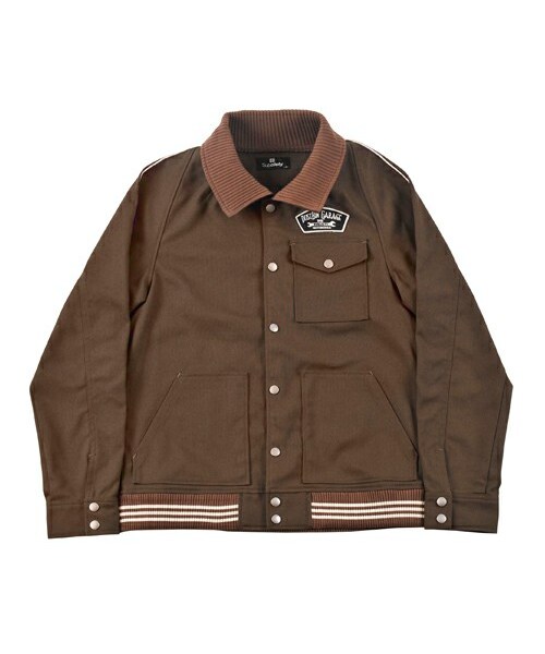 サブサエティ XL subciety ワッペン ジャケット 茶 コーデュロイ サブサエティ XL subciety ワッペン ジャケット 茶 コーデュロイ