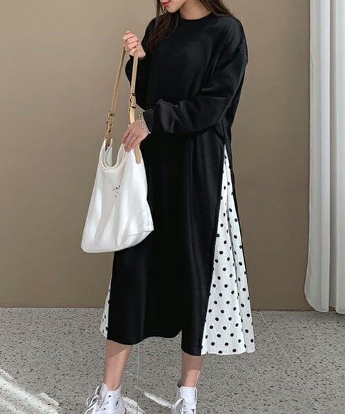 Dholic ディーホリック の サイドドットワンピース ワンピース Wear