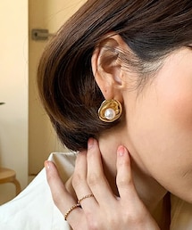 DHOLIC | パールサークルピアス(ピアス（両耳用）)