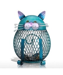 no brand（ノーブランド）の「Tooarts 猫 貯金箱 ボックス 金属製