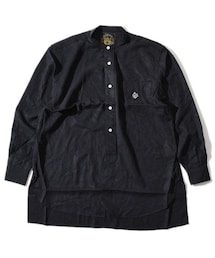ALDIES | Stand Shirt(Black)(シャツ/ブラウス)