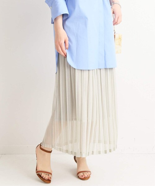 IENA シアーラメプリーツスカート IENA（イエナ）の「シアーラメプリーツスカート◇（）」 - WEAR