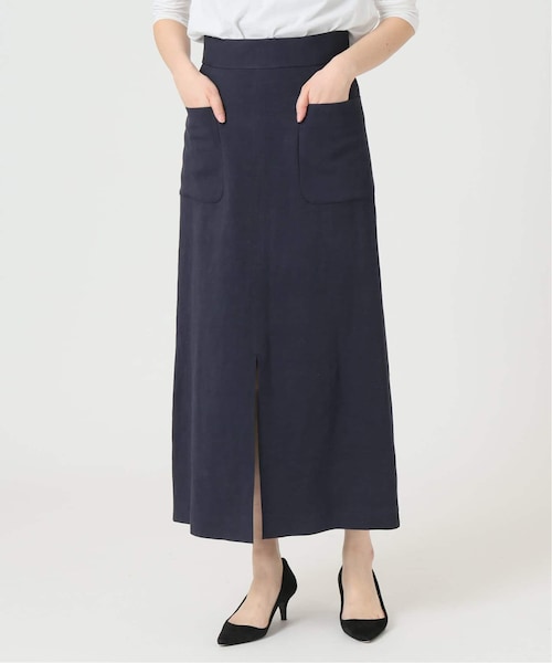 SLOBE IENA（スローブイエナ）の「リネン混サイドポケットタイト