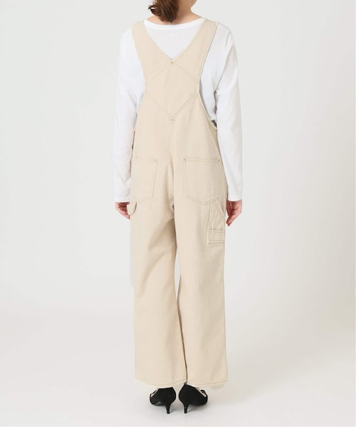 SLOBE IENA（スローブイエナ）の「LE DENIM Ecru BIGオーバーオール 