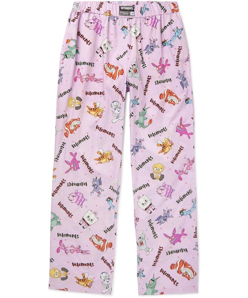 VETEMENTS キャラクター柄　パジャマパンツ VETEMENTS（ヴェトモン）の「Vetements Wide-Leg Printed Cotton