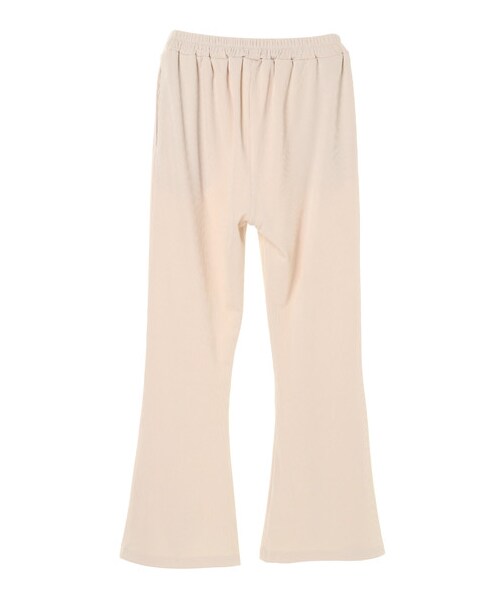 Green　Parks（グリーンパークス）の「・furry rate フロントスリットパンツ（パンツ・アイボリー/ブラック/グレーベージュ/カーキ・F）」の8枚目の写真