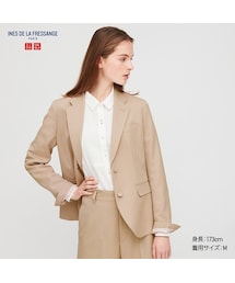 UNIQLO | ウールブレンドジャケット セットアップ可能(その他アウター)