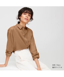UNIQLO | プレミアムリネンシャツ（長袖）(シャツ/ブラウス)