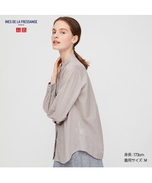 UNIQLO | コットンローンピンタックシャツ（長袖）(シャツ/ブラウス)