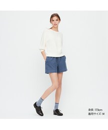 UNIQLO | デニムジャージーショートパンツ(その他パンツ)