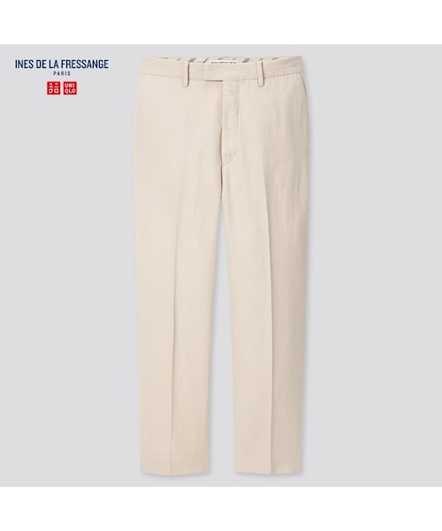 UNIQLO（ユニクロ）の「コットンリネンアンクルパンツ セットアップ可能（その他パンツ・レディース・GRAY 04/NATURAL 30/BLACK 09・67/73/64/61/58/76/55/70/79）」の3枚目の写真