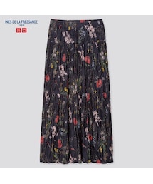 UNIQLO | ツイストプリーツロングスカート セットアップ可能(スカート)