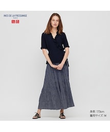 UNIQLO | ツイストプリーツロングスカート(スカート)