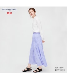 UNIQLO | ツイストプリーツロングスカート(スカート)