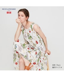 UNIQLO | ツイストプリーツワンピース（ノースリーブ）(ワンピース)