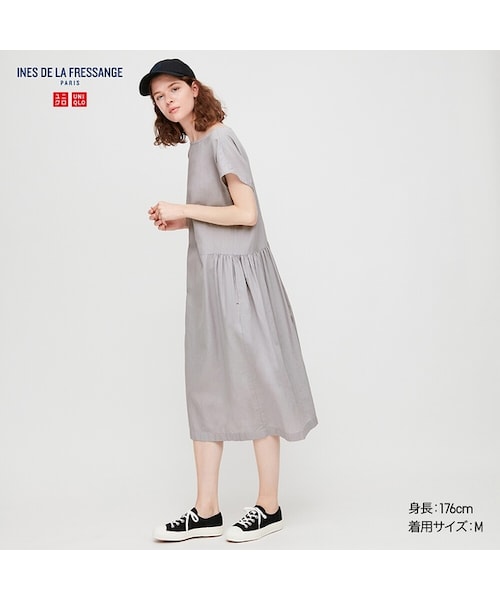 UNIQLO（ユニクロ）の「コットンリネンワンピース（半袖