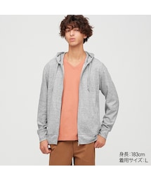 UNIQLO | エアリズムUVカットフルジップパーカ（長袖）(パーカー)
