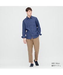UNIQLO | プレミアムリネンシャツ（長袖）(シャツ/ブラウス)