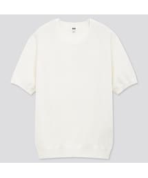 UNIQLO | ドライクルーネックセーター（半袖）(ニット/セーター)