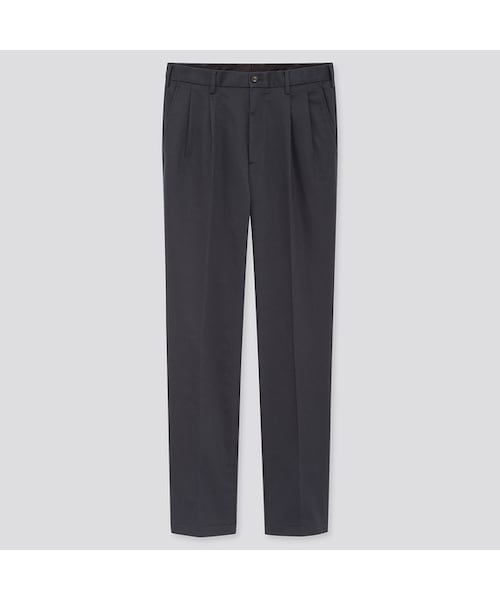 UNIQLO（ユニクロ）の「イージーケアツータックチノ（その他パンツ・メンズ・BEIGE 32/NAVY 69/BLACK 09・115/100/95/79/70/76/91/73/110/82/120/105/88/85）」の3枚目の写真