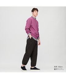 UNIQLO | EZYワイドフィットパラシュートジョガーパンツ（丈標準66～72cm）(その他パンツ)