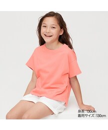 UNIQLO | GIRLS リラックスフィットTシャツ（半袖） (Tシャツ/カットソー)