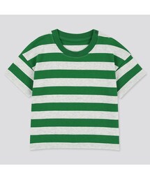 UNIQLO | クルーネックT（ボーダー・半袖）(その他トップス)