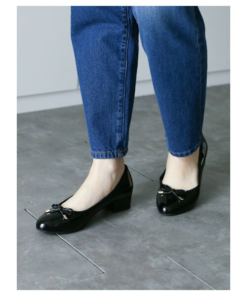 earth music&ecology(アースミュージックアンドエコロジー)の「ORiental TRaffic バレーパンプス(シューズ・ブラック/レッド/ゴールド・35/36/37/38/39)」の11枚目の写真