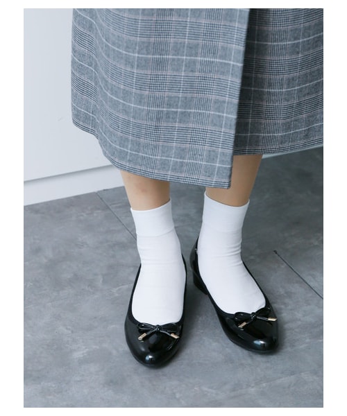 earth music&ecology(アースミュージックアンドエコロジー)の「ORiental TRaffic バレーパンプス(シューズ・ブラック/レッド/ゴールド・35/36/37/38/39)」の14枚目の写真