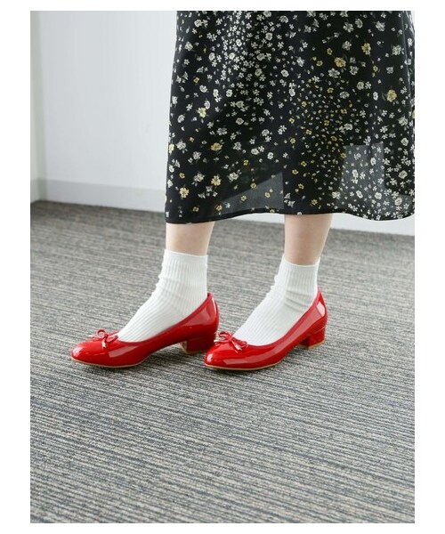 earth music&ecology(アースミュージックアンドエコロジー)の「ORiental TRaffic バレーパンプス(シューズ・ブラック/レッド/ゴールド・35/36/37/38/39)」の10枚目の写真