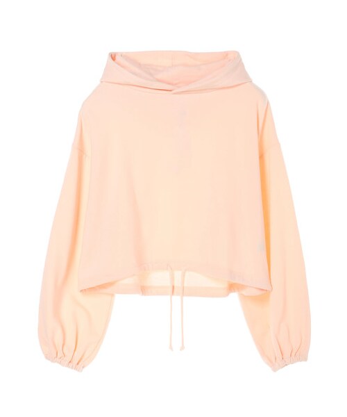 E hyphen world gallery(イーハイフンワールドギャラリー)の「バルーンスリーブギャザーパーカー(トップス・オフホワイト/杢グレー/ベージュ/ピーチ・F)」の12枚目の写真